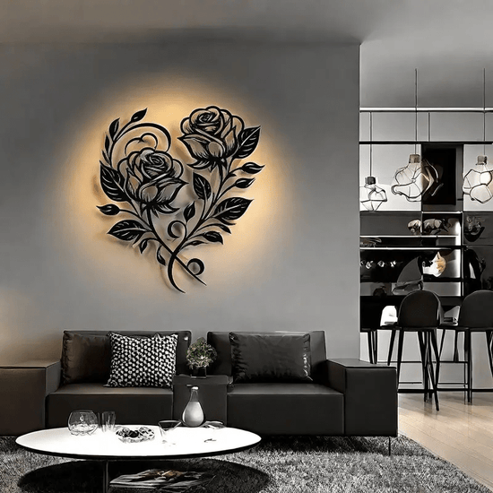 Celtic Rose Knot Timeless Metal Wall Art Decor