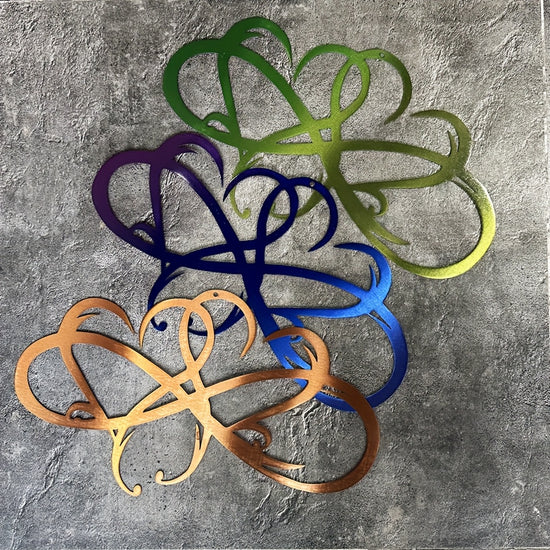 Infinity Heart Metal Wall Decor Love Without End