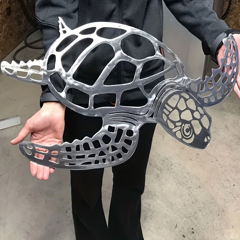 Nautical Turtle Metal Art Coastal Decor  Ocean Gift