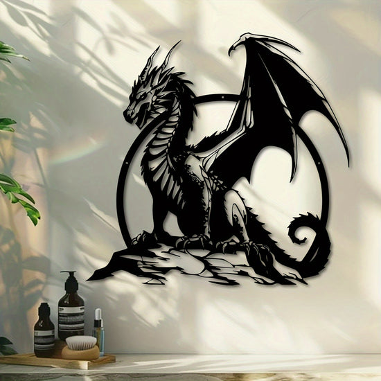 Modern Metal Dragon Art Unique Home Decor Gift