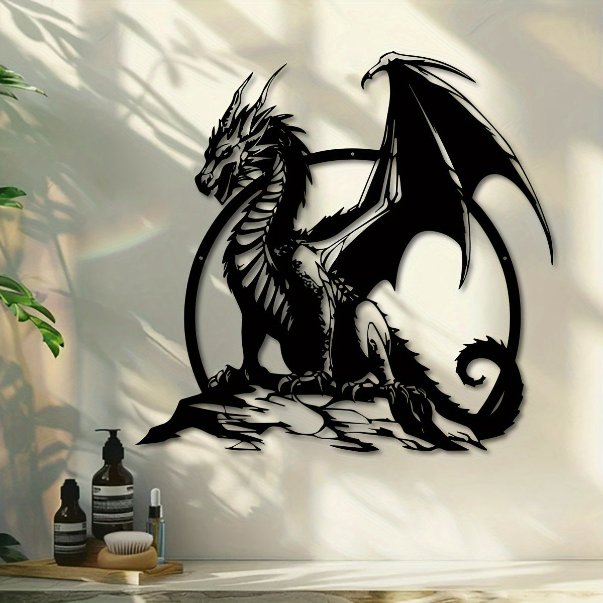 Modern Metal Dragon Art Unique Home Decor Gift